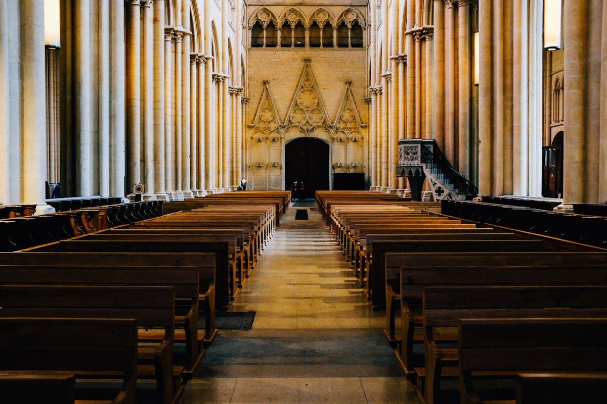 Church facility interior with event and shared-space pest prevention needs