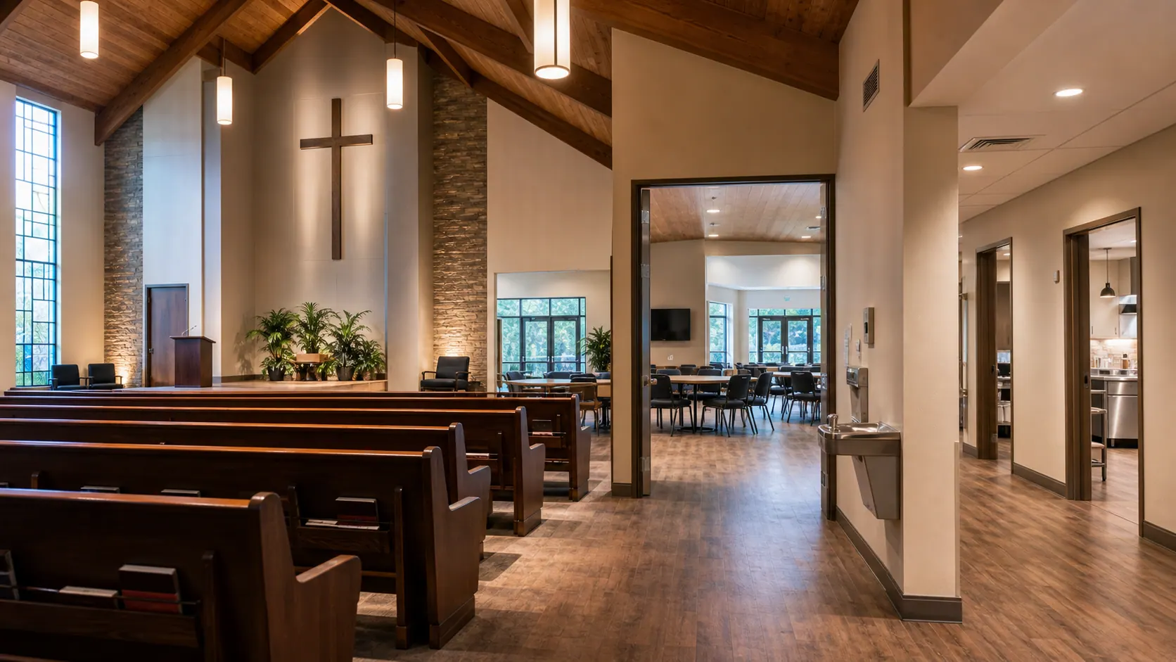 Church facility pest control environment
