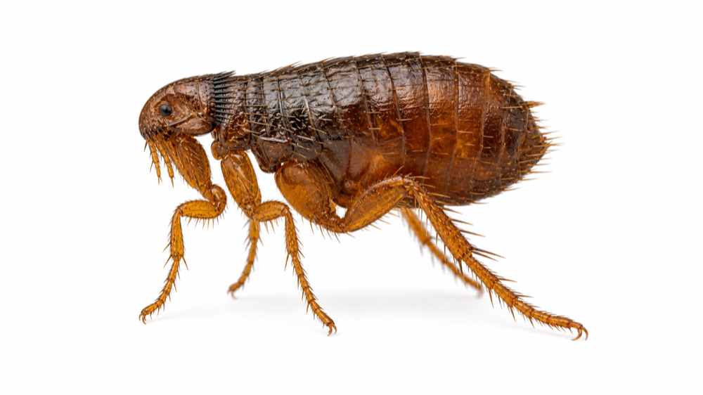 Cat Flea comparison pest image