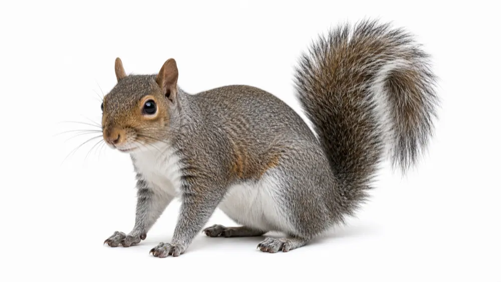 Gray squirrel macro wildlife guide photo