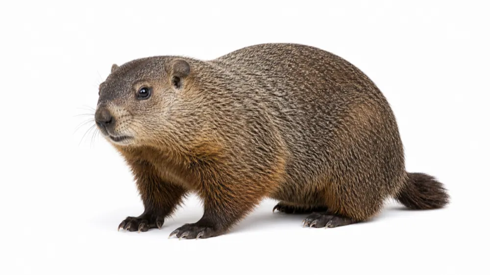 Groundhog macro wildlife guide photo