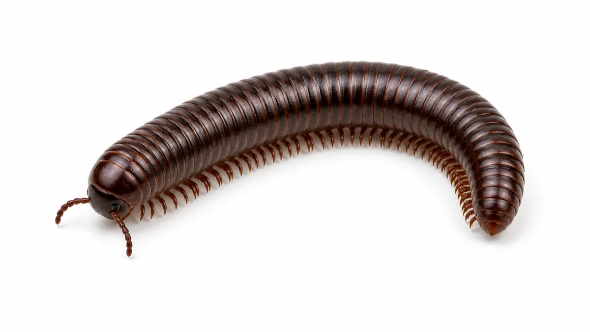 Millipede pest identification image